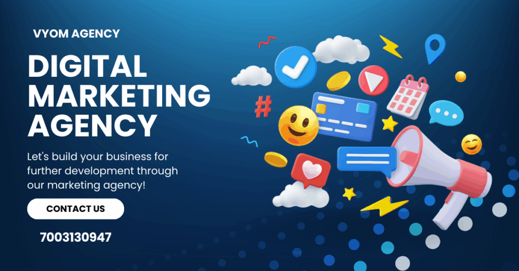 How SEO Plays a Key Role in Digital and Online Marketing Success 1 vyom agency banner